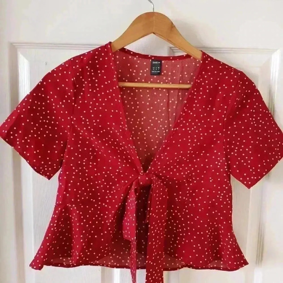 Top  POLKA DOTS XS SHORT - Picture 1 of 4